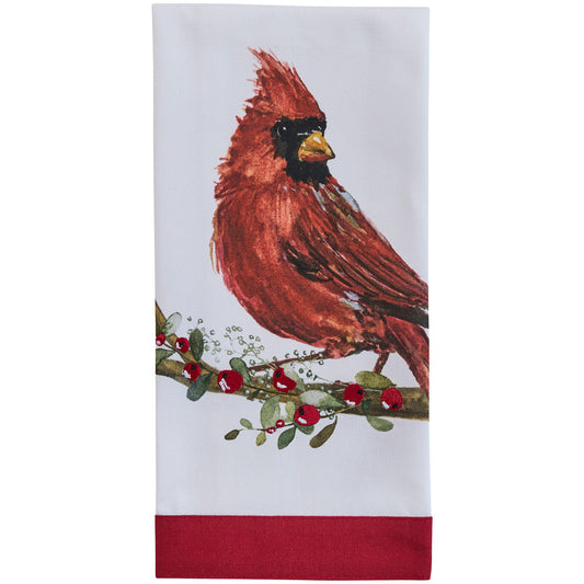 Torchon Cardinal avec Baies