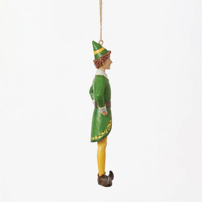 Adorno de duende amigo en pose clásica