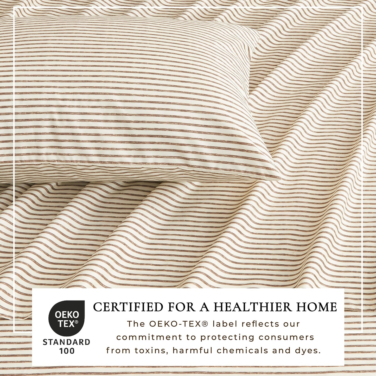 The Striped Microfiber Sheet Set and Soft Finish