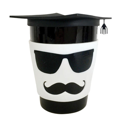 Taza de Graduado con Tapa de Silicona - His