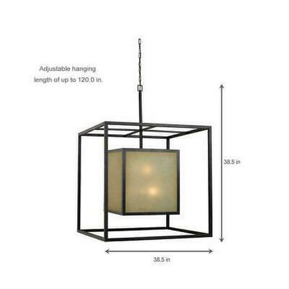 World Imports Hilden 12 Light Square Pendant