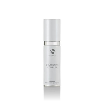 iS CLINICAL Brightening Complex serum 1oz bottle white with silver cap on Tampa Home & Garden Store