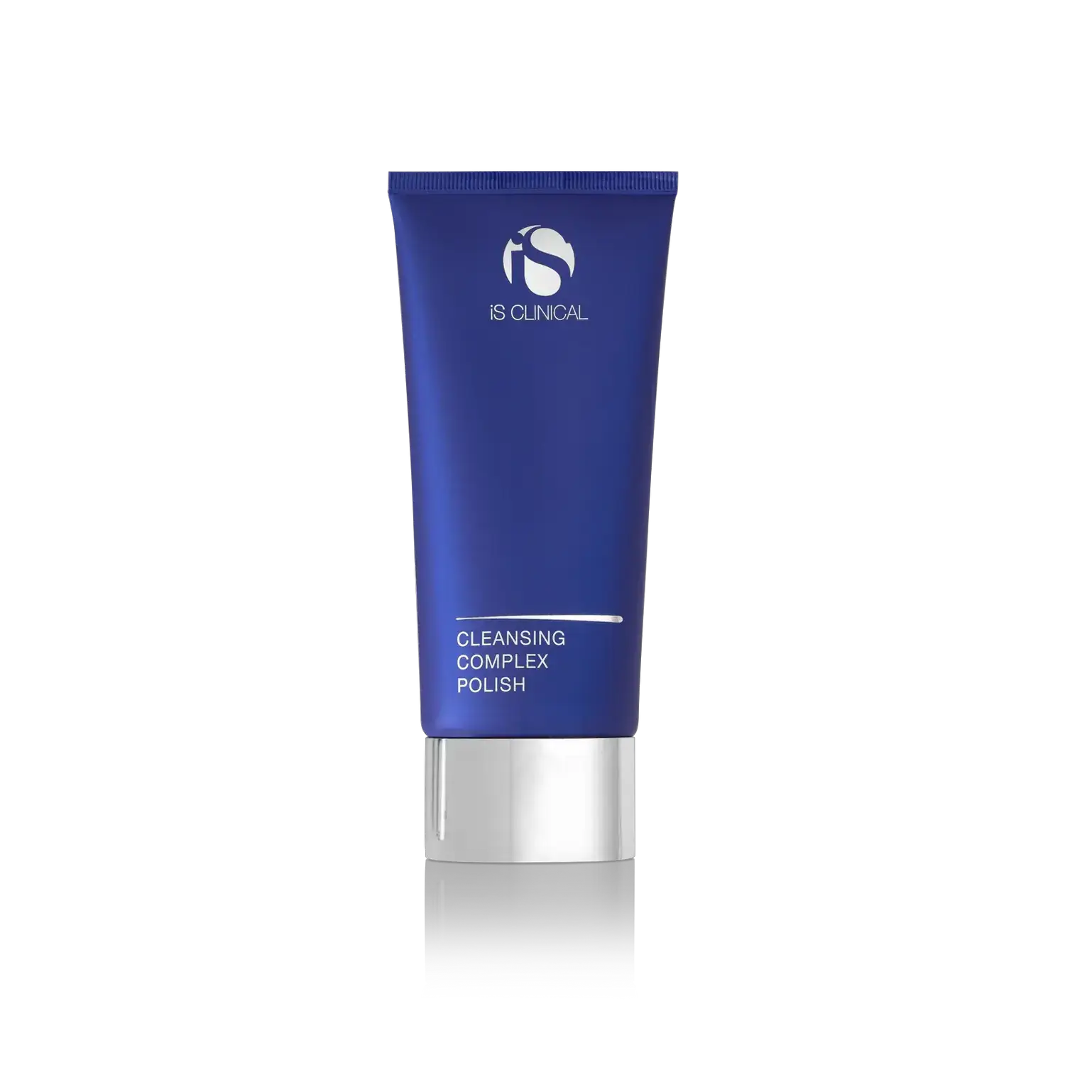 iS Clinical Cleansing Complex Polish blue tube with white logo and silver cap, 4 oz cleanser on Tampa Home & Garden Store