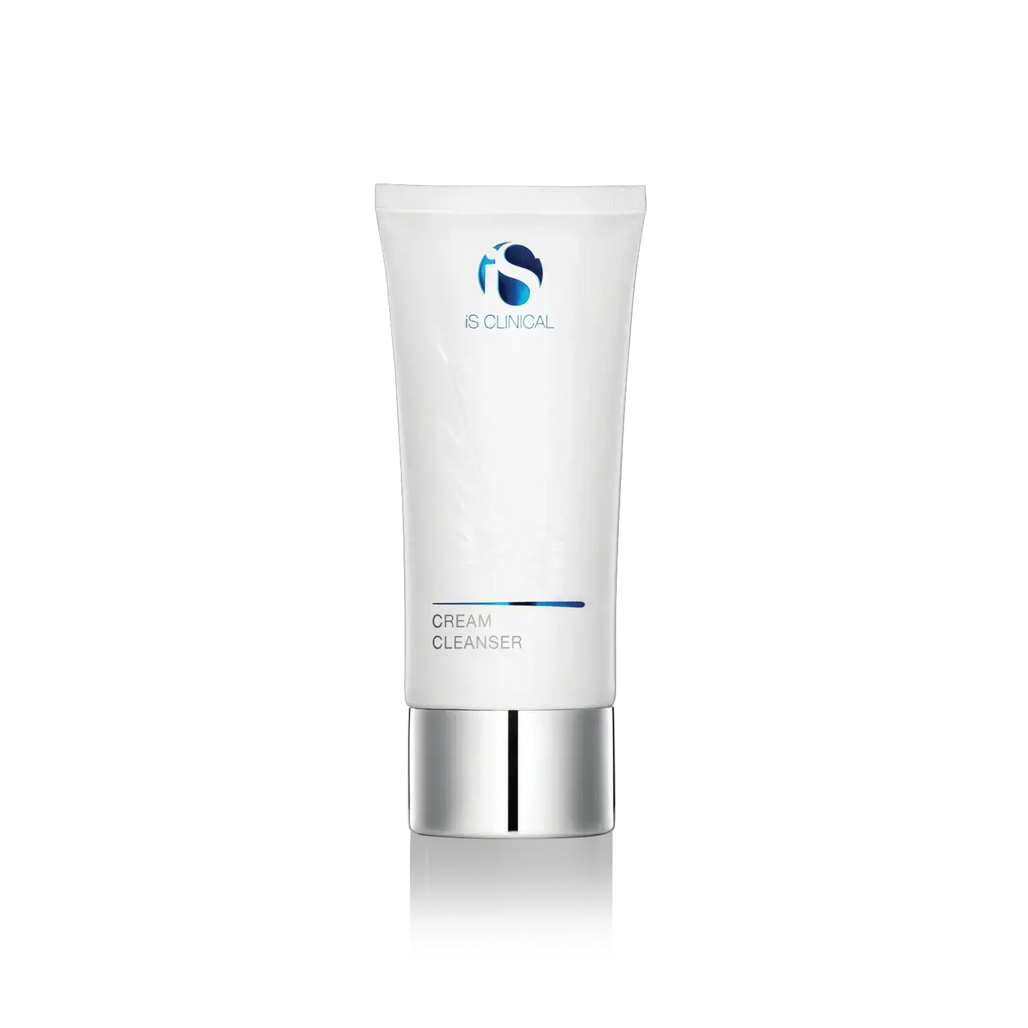 iS Clinical Cream Cleanser 4oz white tube with blue logo and silver cap on Tampa Home & Garden Store