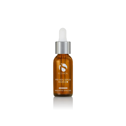 iS Clinical PRO-HEAL SERUM ADVANCE+ amber glass dropper bottle with logo on Tampa Home & Garden Store