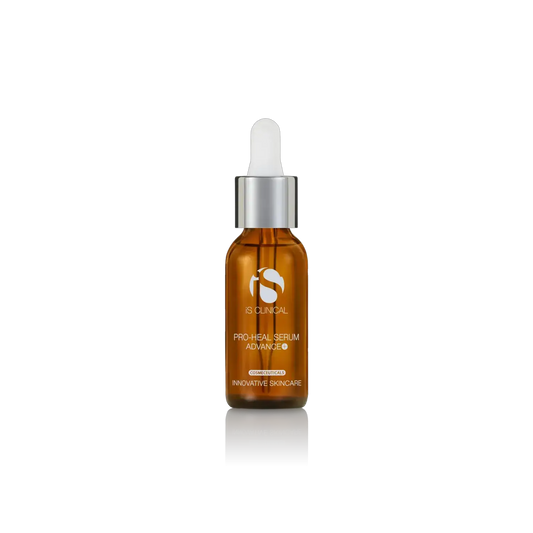 iS Clinical PRO-HEAL SERUM ADVANCE+ amber glass dropper bottle with logo on Tampa Home & Garden Store