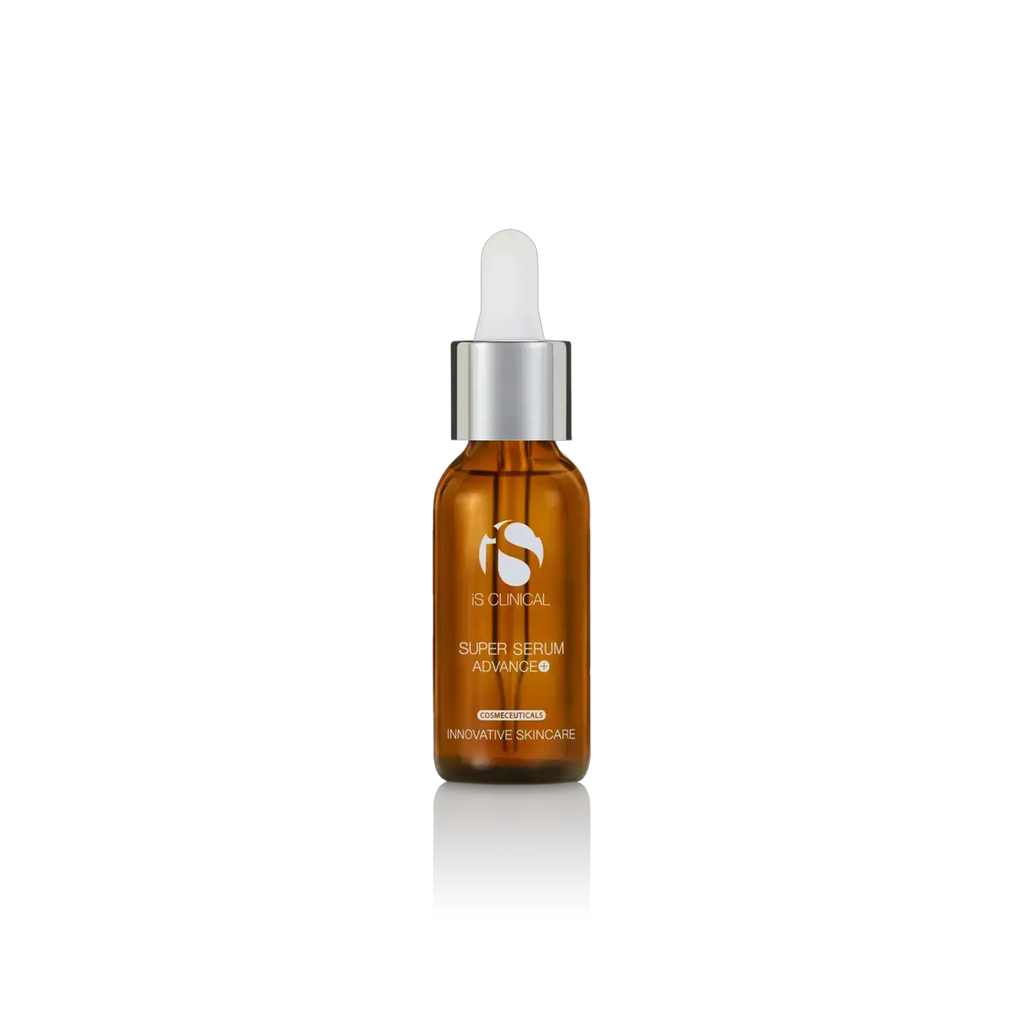 iS Clinical Super Serum Advance+ amber glass serum bottle with dropper cap by Nava Beauty on Tampa Home & Garden Store