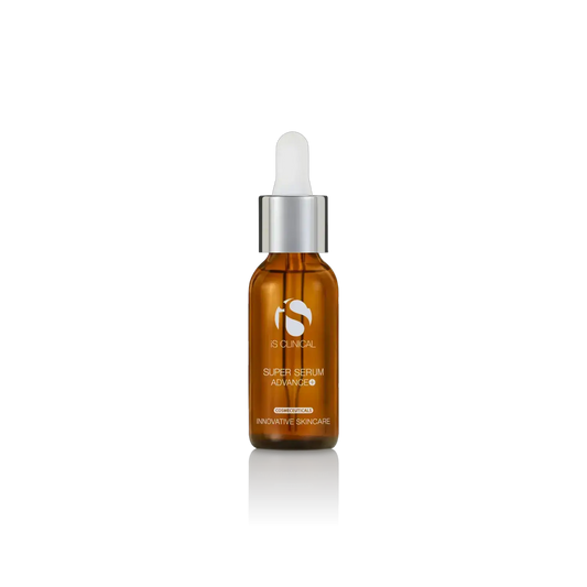 iS Clinical Super Serum Advance+ amber glass serum bottle with dropper cap by Nava Beauty on Tampa Home & Garden Store