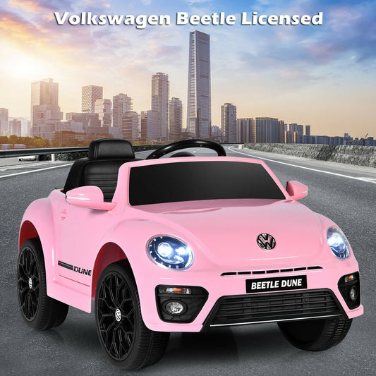 Volkswagen Beetle Kids Electric Ride On Car with Remote Control - Tampa Home & Garden Store