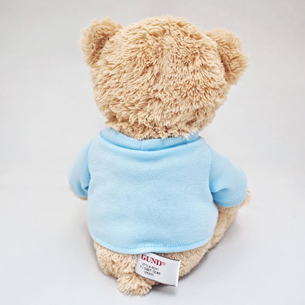 T-shirt « C'est un garçon » avec ours en peluche