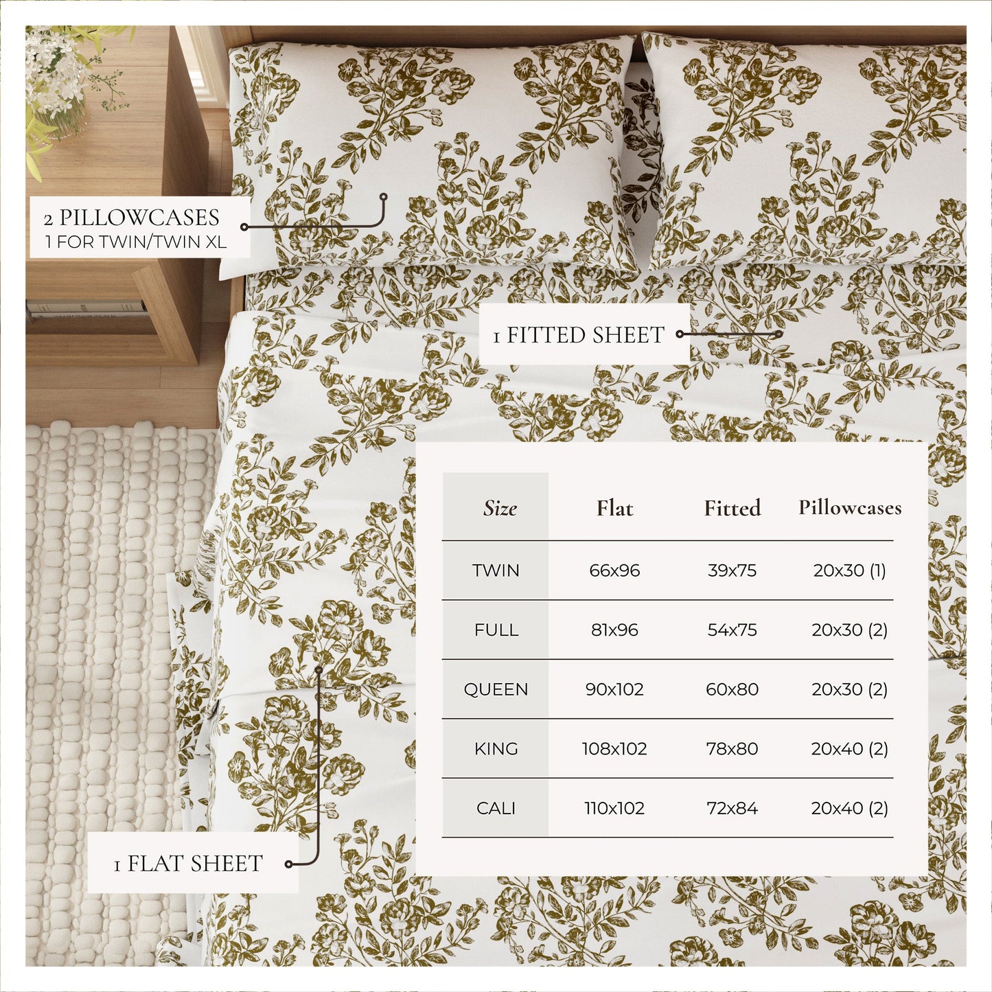 Luxurious and Soft Turkish Cotton Flannel Sheet