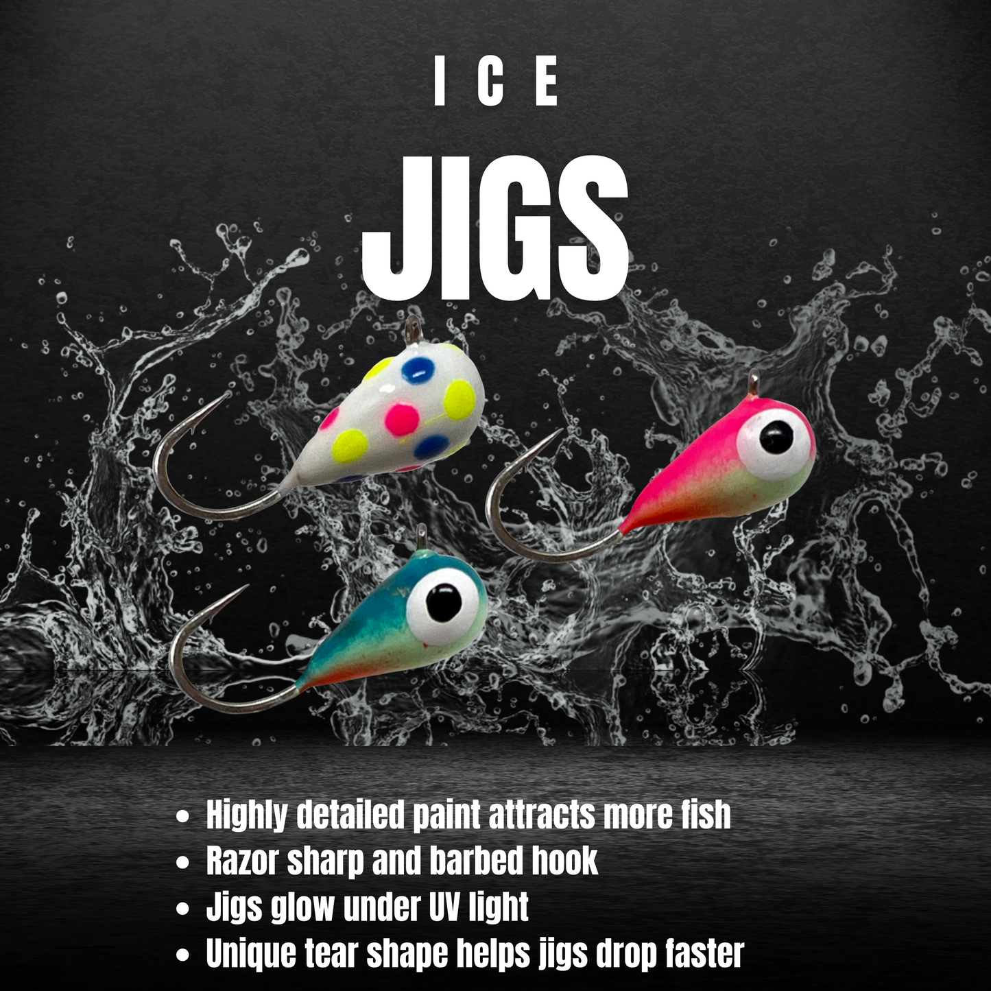 Jigs para pesca en hielo Reaction Tackle
