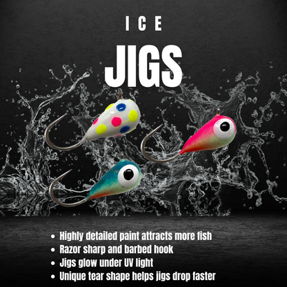 Jigs para pesca en hielo Reaction Tackle