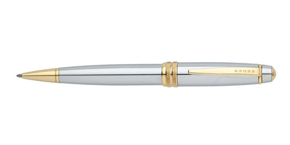Bailey Medalist ballpoint pen by Cross in silver with gold trim and clip on Tampa Home & Garden Store