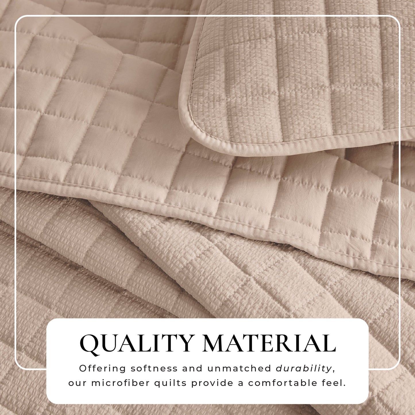 Soft Seersucker Quilt Set a Breathable Feel