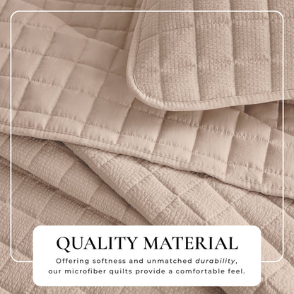 Soft Seersucker Quilt Set a Breathable Feel