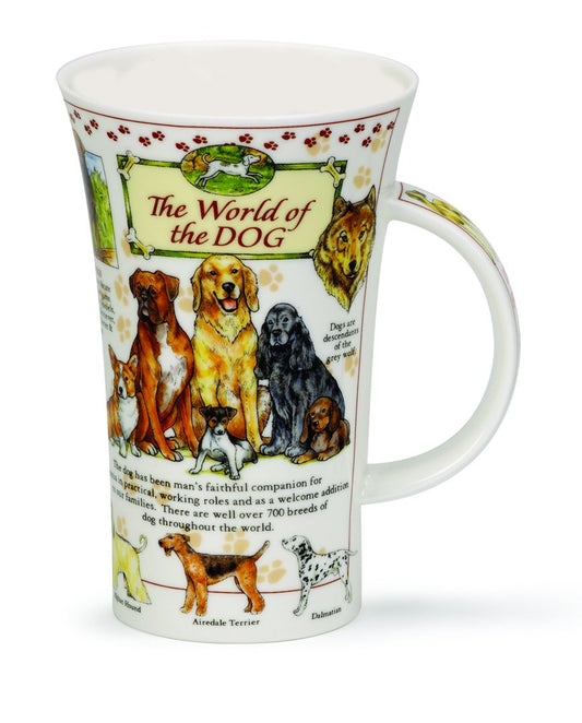 Mug en porcelaine fine « World Of The Dog » style Glencoe par Dunoon