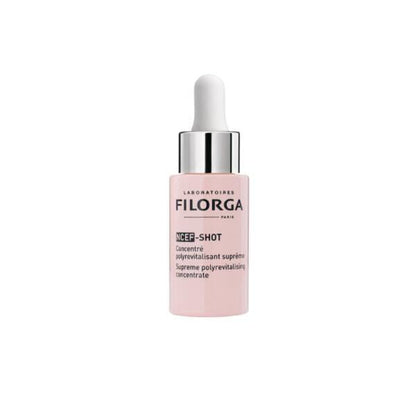 Filorga NCEF-SHOT face serum bottle, pink glass with dropper cap by Beauty Care Bag on Tampa Home & Garden Store