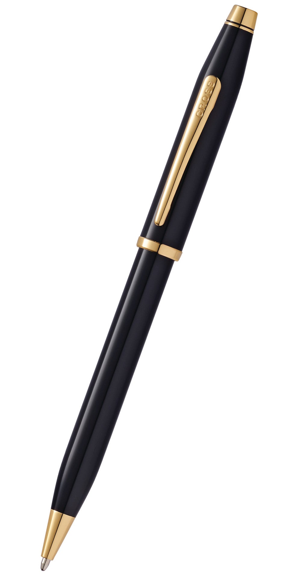 Century II Classic black ballpoint pen by A.T. Cross with gold-tone clip on Tampa Home & Garden Store