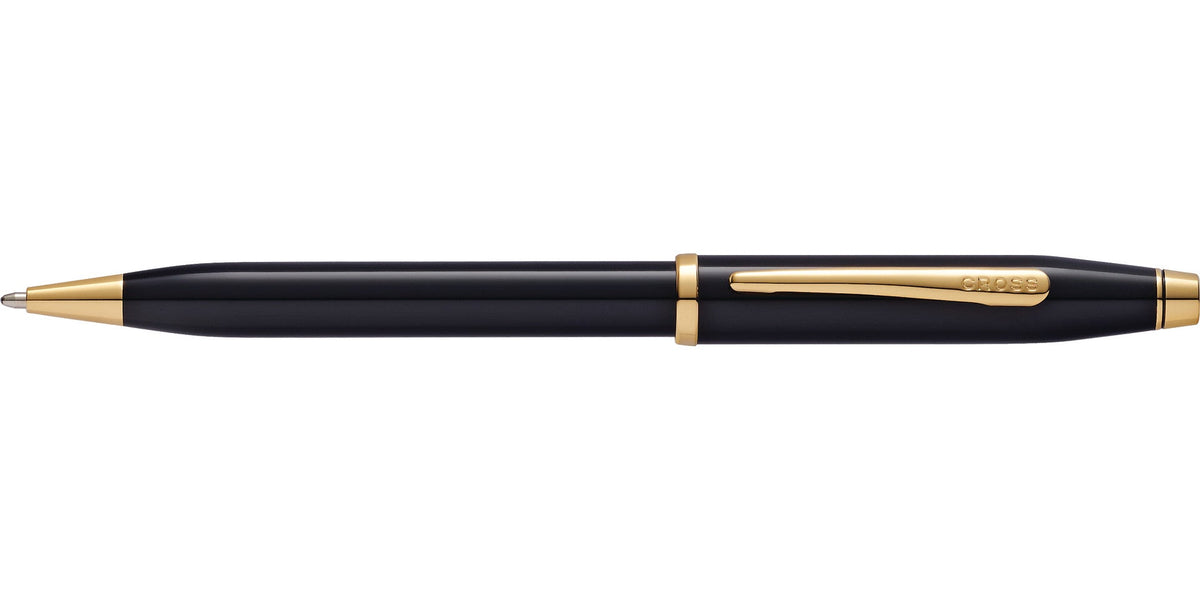 Cross Century II black ballpoint pen with gold clip and tip on Tampa Home & Garden Store