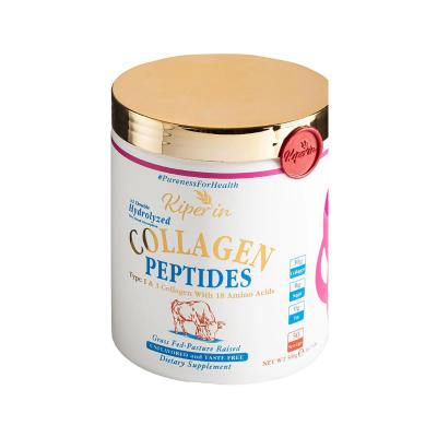 Kiperin Collagen Peptides 500g jar by Beauty Care Bag, white bottle with gold lid on Tampa Home & Garden Store