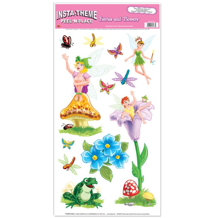 Fées et fleurs Décoller et Placer