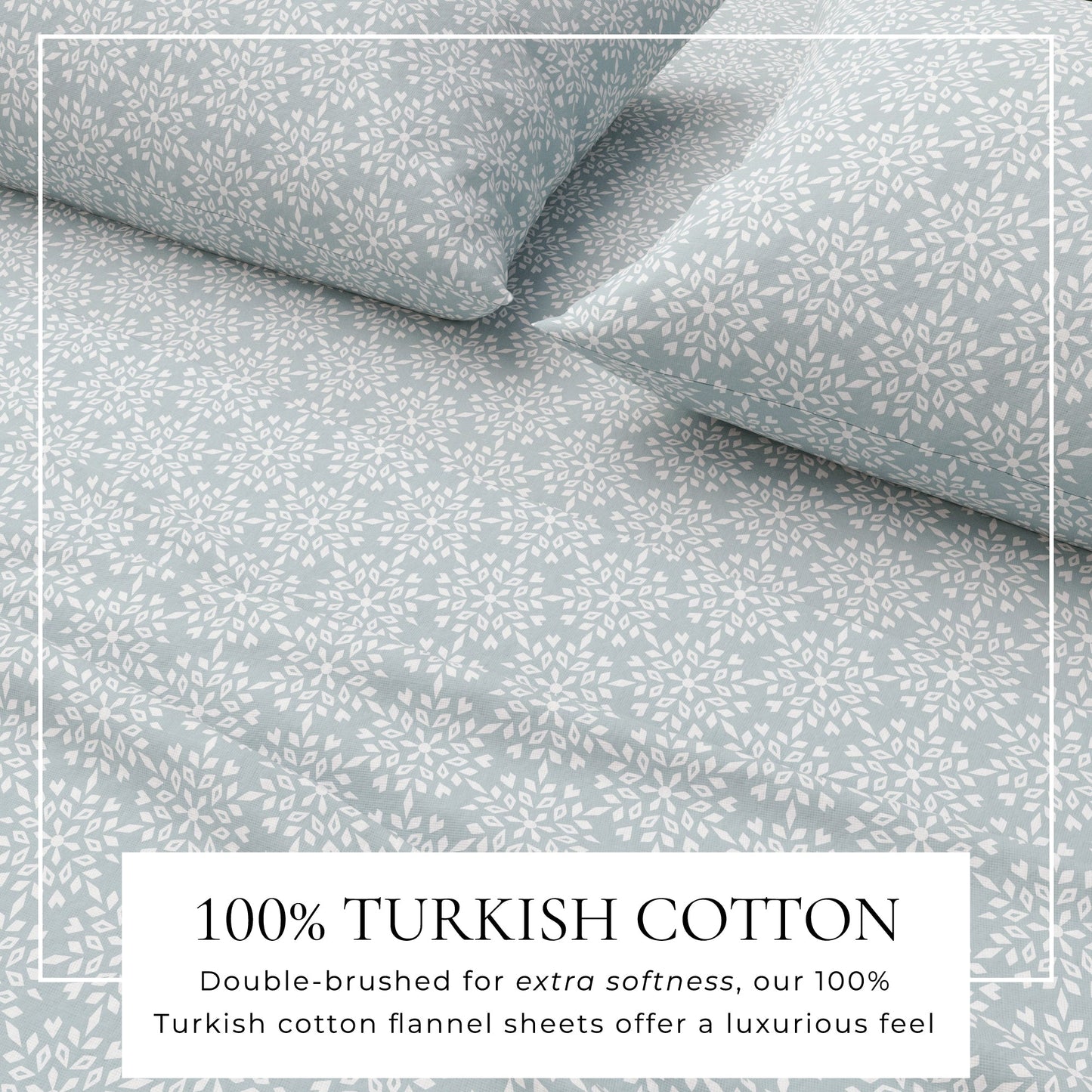Luxurious and Soft Turkish Cotton Flannel Sheet