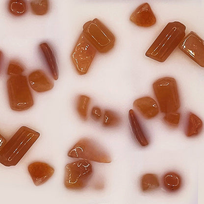 Cera de soja y coco premium mejorada con cristales para el chakra sacro
