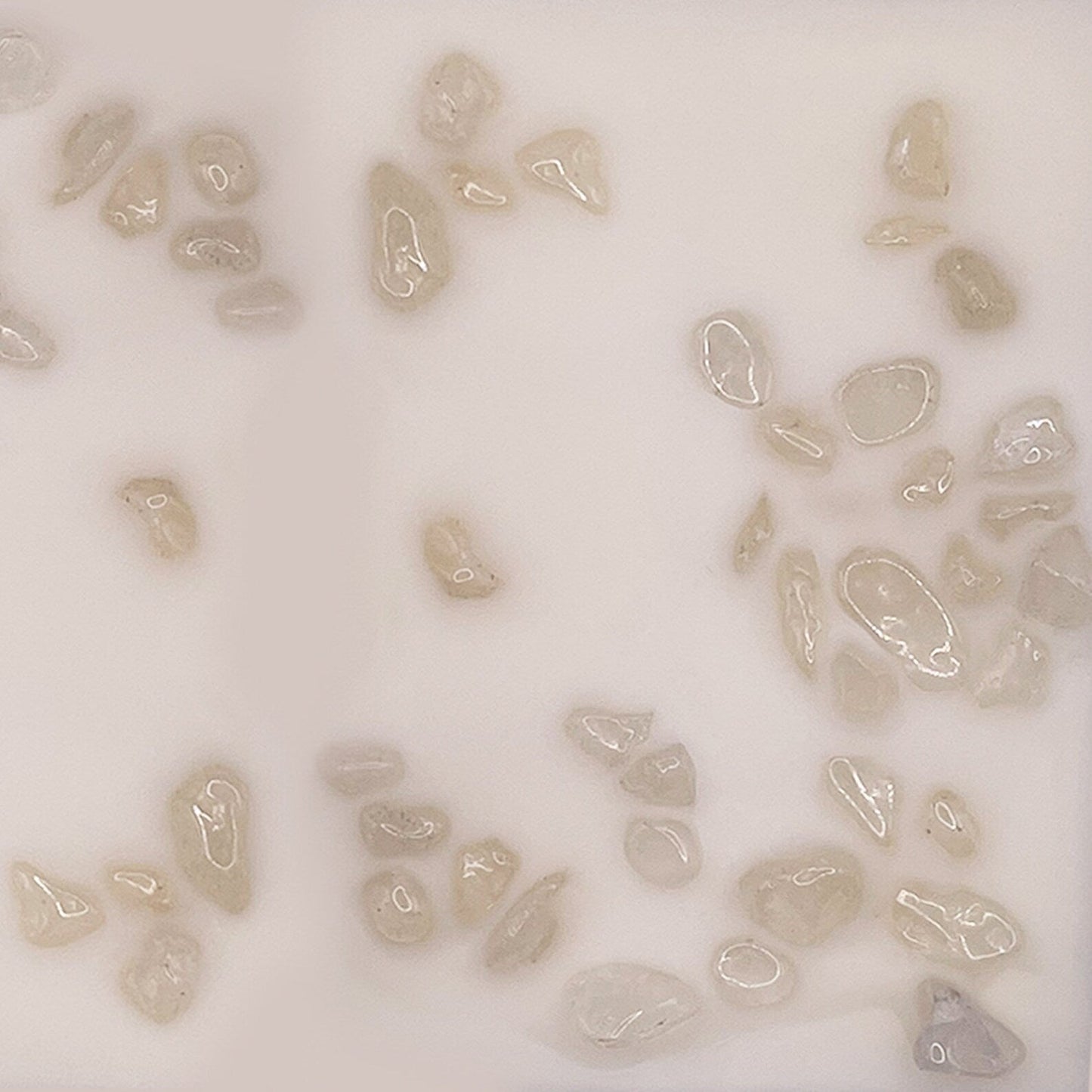 Cera de soja y coco premium mejorada con cristales para el chakra de la corona