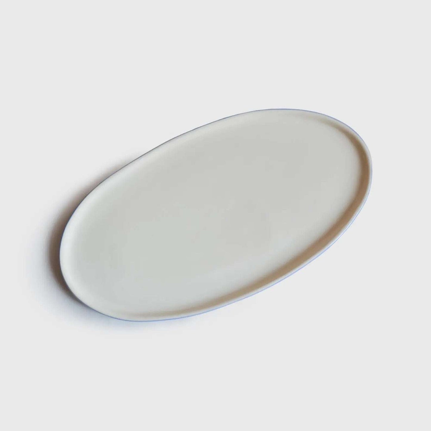Handmade Porcelain Oval and Chocolate Platter