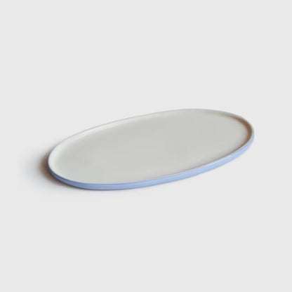 Handmade Porcelain Oval and Chocolate Platter