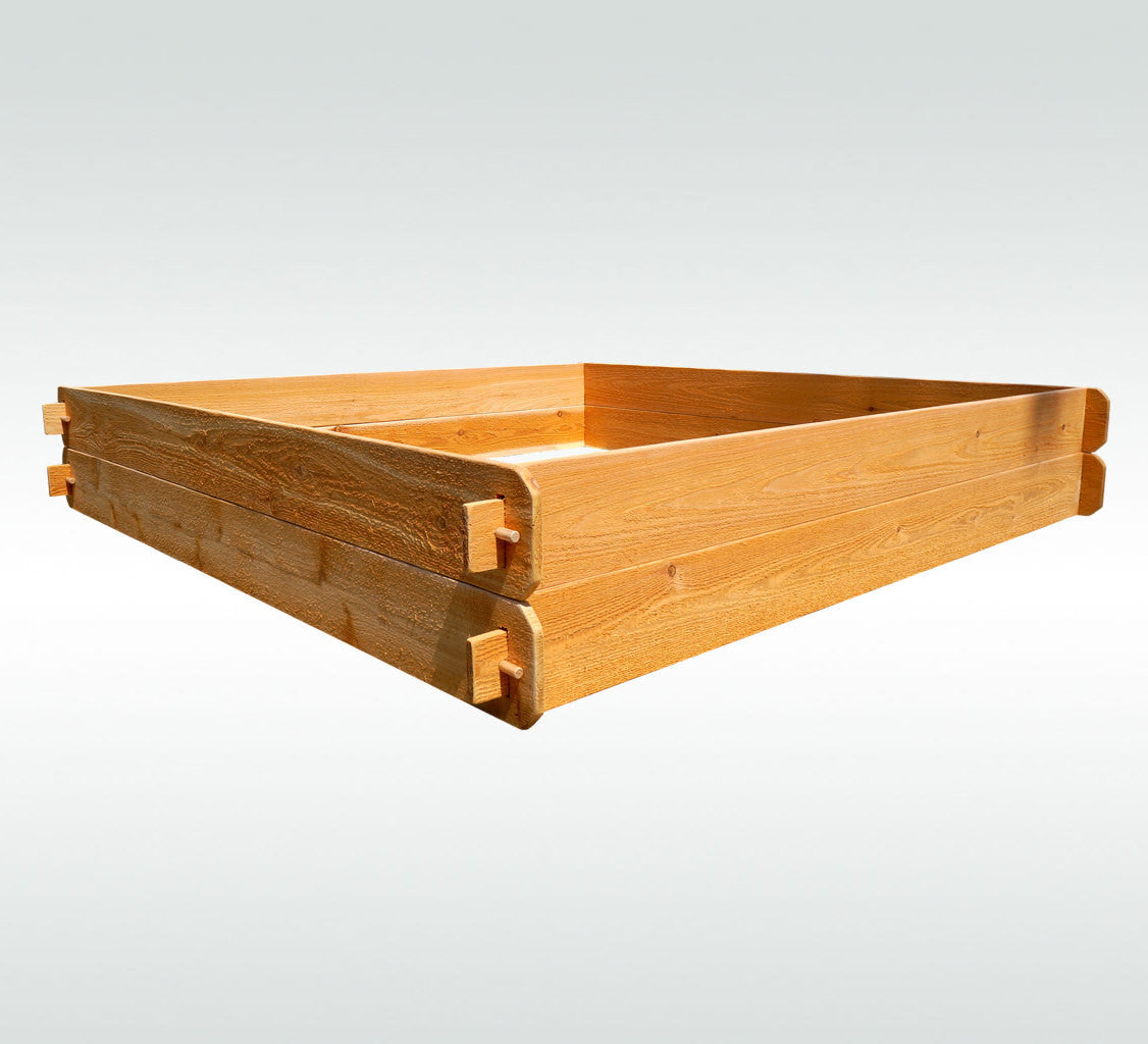 Timberlane Gardens raised garden bed kit large double deep cedar planters two 6x6 boxes on Tampa Home & Garden Store