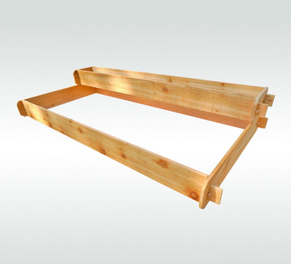 Timberlane Gardens cedar raised garden bed kit, 2-tier wooden planter frame on Tampa Home & Garden Store