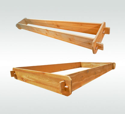 Raised garden bed kit Timberlane Gardens cedar 2-tier frame on Tampa Home & Garden Store
