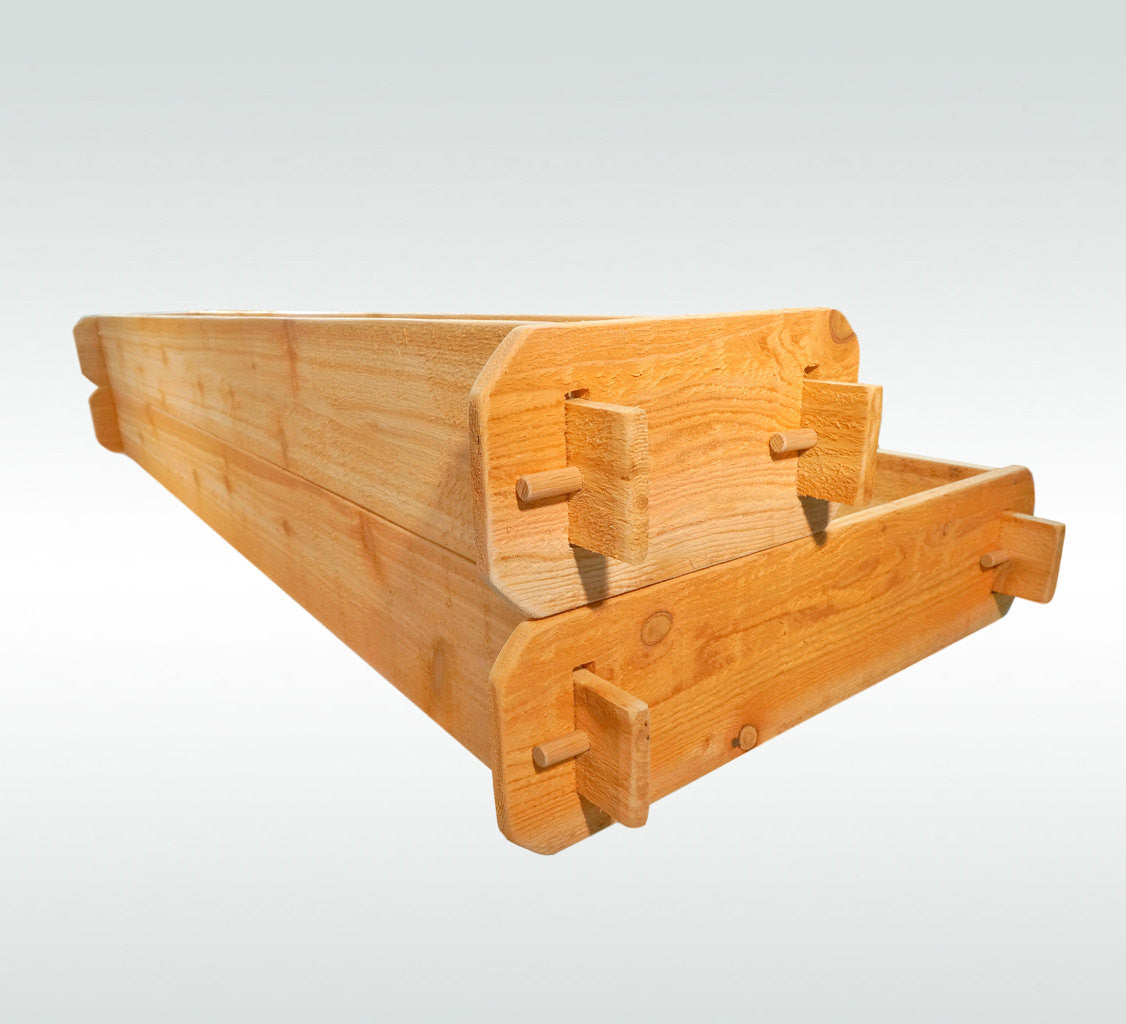Timberlane Gardens raised garden bed kit 2-tier cedar (1x6 2x6) components on Tampa Home & Garden Store