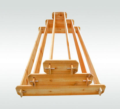 Timberlane Gardens cedar raised garden bed kit 3-tier elevated planter frame 1x6 2x6 3x6 on Tampa Home & Garden Store