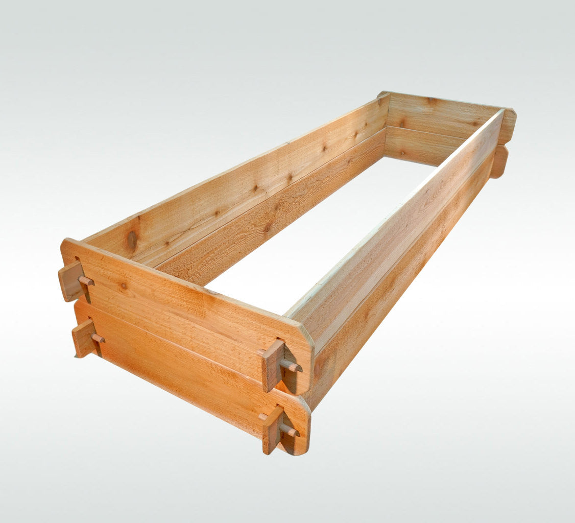 Timberlane Gardens cedar raised garden bed kit double-deep two 2x6 boards on Tampa Home & Garden Store