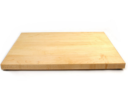 Cutting board 1.25in thick extra large maple butcher block with rubber feet Refine Kitchenware on Tampa Home & Garden Store