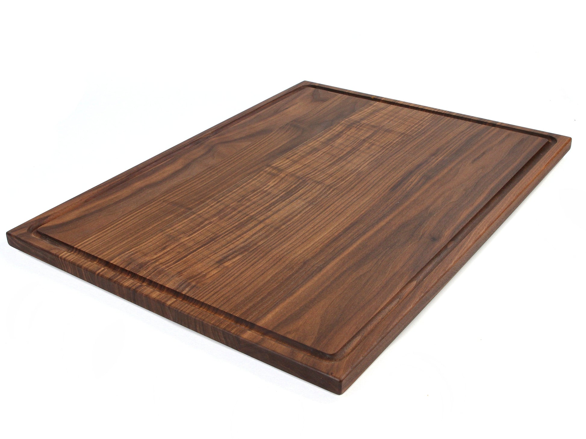 Walnut cutting board with edge groove by Refine Kitchenware USA Made on Tampa Home & Garden Store