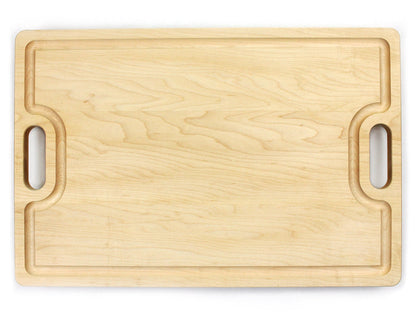 Walnut cutting board 18x12 with handles and juice groove reversible serving tray on Tampa Home & Garden Store