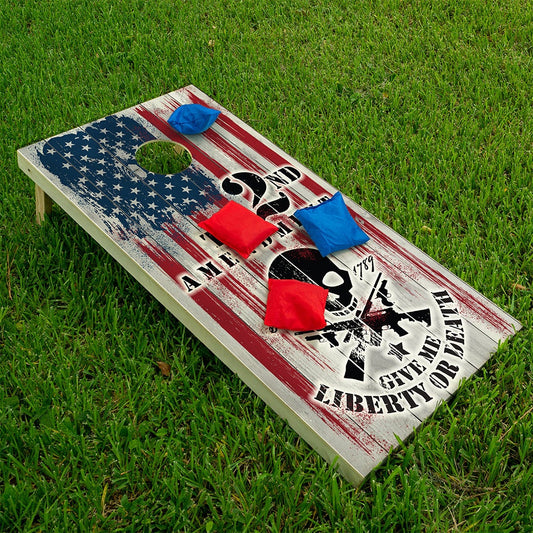 2nd Amendment - Cornhole Board Wrap - Set of 2 - Tampa Home & Garden Store