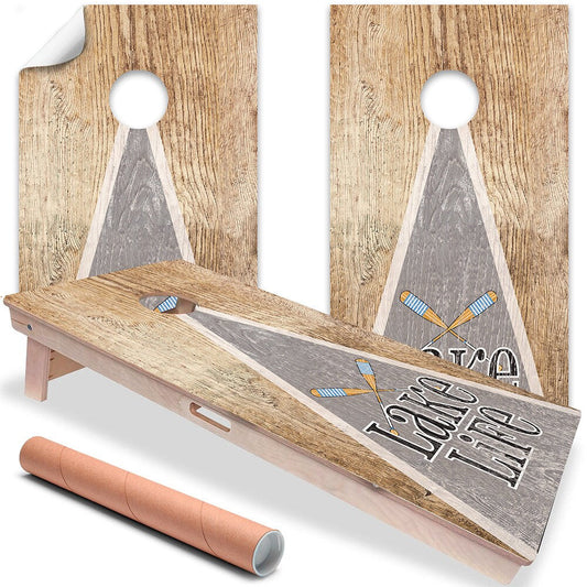 Lake Life - Cornhole Board Wrap - Set of 2 - Tampa Home & Garden Store