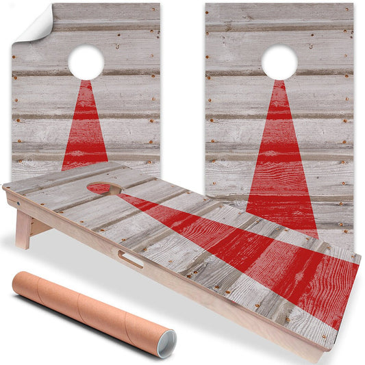 Red Arrow - Cornhole Board Wrap - Set of 2 - Tampa Home & Garden Store