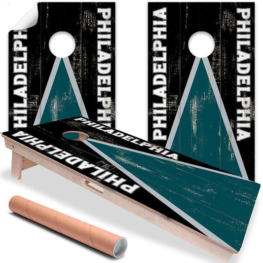 Philadelphia Football - Cornhole Board Wrap - Set of 2 - Tampa Home & Garden Store
