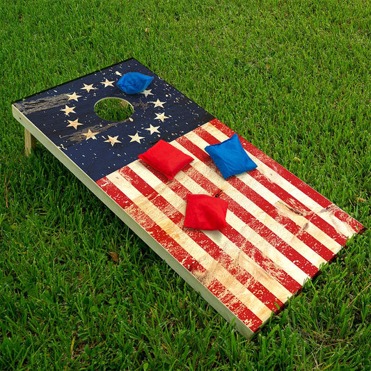 Betsy Ross Flag - Cornhole Board Wrap - Set of 2 - Tampa Home & Garden Store
