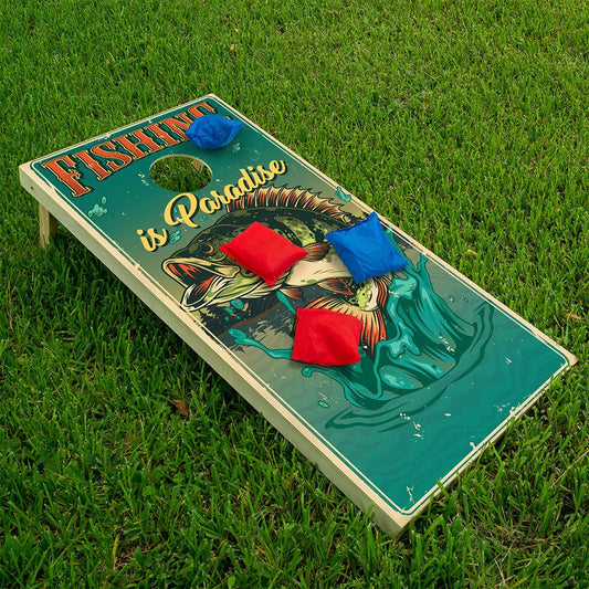 Bass Fishing - Cornhole Board Wrap - Set of 2 - Tampa Home & Garden Store