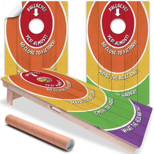 Challenge Circles - Cornhole Board Wrap - Set of 2 - Tampa Home & Garden Store