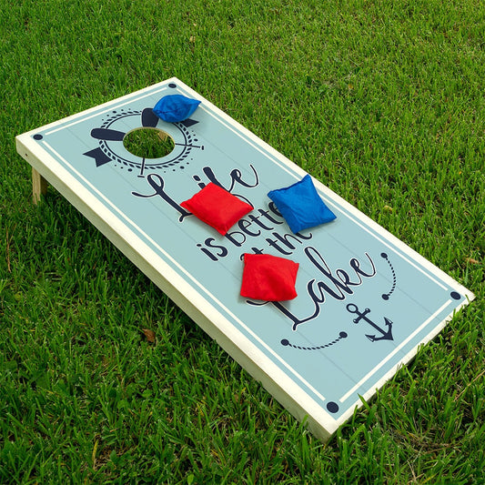 Better At The Lake - Cornhole Board Wrap - Set of 2 - Tampa Home & Garden Store