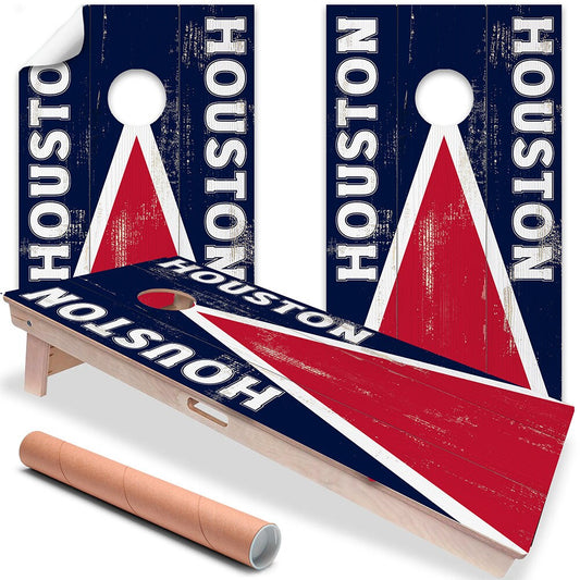Houston Football - Cornhole Board Wrap - Set of 2 - Tampa Home & Garden Store