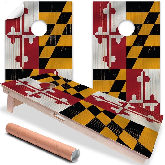 Maryland State - Cornhole Board Wrap - Set of 2 - Tampa Home & Garden Store